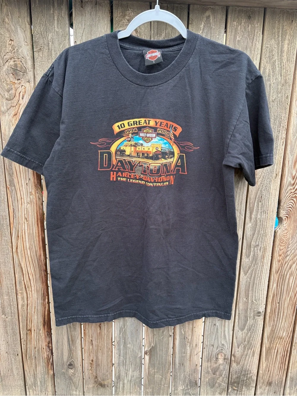 Harley-Davidson Black Daytona Graphic Short Sleeve Tee men’s Size L - Picture 1 of 14